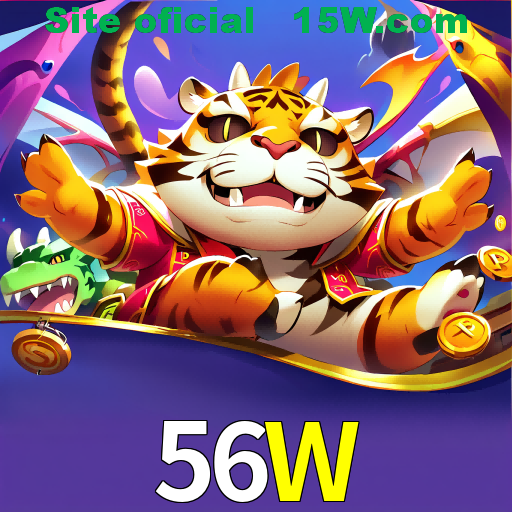 Imagem promocional da 56W mostrando a plataforma e suas vantagens